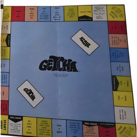 Vintage Getcha Frank Bresee's New Adult Drinking Game 1971 Boardgame - Picture 2 of 5